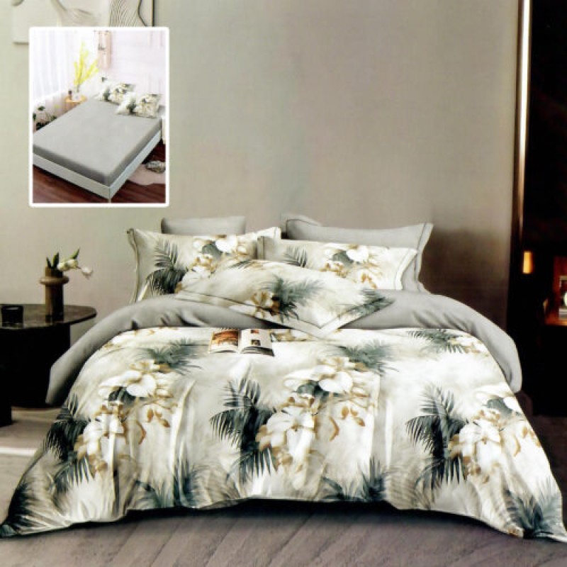LENJERIE FINET 6 PIESE CU HUSĂ – 160×200 ȘI 180×200 (HF6P295)
